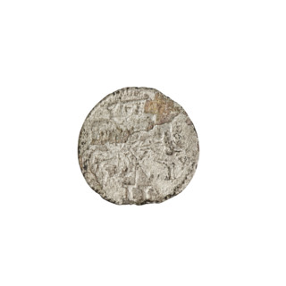 2 denarii, Gotard Kettler (Duke of Courland and Semigallia; 1561–1587), Kettlers (family). Obverse: