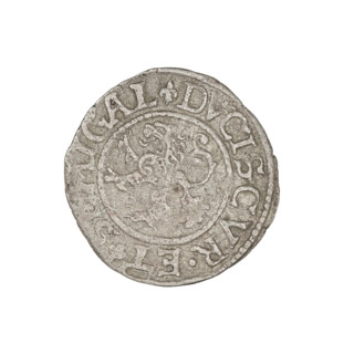 szelag, Gotard Kettler (Duke of Courland and Semigallia; 1561–1587); emblems; monogram under a