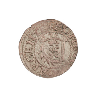 Szelag; Gotard Kettler (Duke of Courland and Semigallia; 1561–1587). Silver coin (1576), Mitawa.
