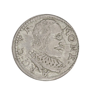 Trojak (with a bust of Wilhelm Kettler), Friedrich Kettler (Duke of Courland and Semigallia;