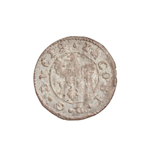 szelag, Jakub Kettler (Duke of Courland and Semigallia; 1642–1682), monogram under the ducal mitre