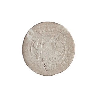 grosz; maker: Justyn Karol Schröder (master of the Mitawa mint 1763–1764); obverse: Ernest Jan