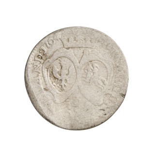 Trojak, Schröder, Justyn Karol (master of the Mitawa mint 1763–1764). Ernest Jan Biron (Duke of
