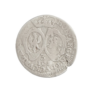 trojak; maker/publisher: Schröder, Jerzy Antoni; engraver/master: Schröder, Justyn Karol (master of