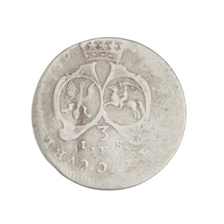 trojak; Schmickert, Jan Fryderyk (fl. 1764–1765); Ernest Jan Biron (Duke of Courland and