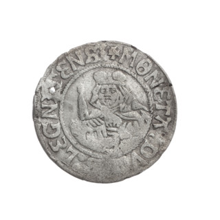 Frederick II (Duke of Brzeg-Legnica; 1480–1547) coin depicting eagles and the Silesian eagle