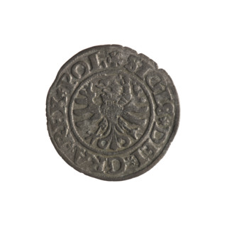 Gdansk szelag, Sigismund I the Old (King of Poland; 1506–1548). Silver coin (szelag), 1531.