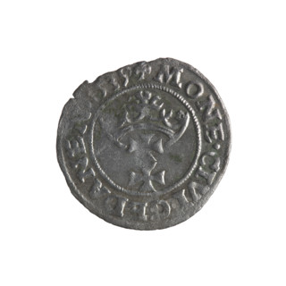 Gdansk szelag, Sigismund I the Old (King of Poland; 1506–1548). Obverse: Eagle of Royal Prussia, in