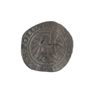 Gdansk szelag, Sigismund I the Old (King of Poland; 1506–1548). Obverse: Eagle of Royal Prussia, in