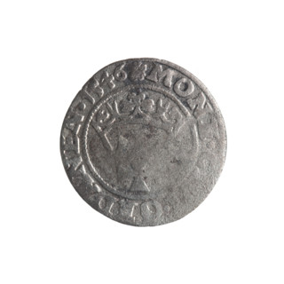 Gdansk szelag, Sigismund I the Old (King of Poland; 1506–1548). Obverse: Eagle of Royal Prussia, in