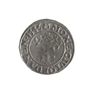Gdansk szelag; Sigismund I the Old (King of Poland; 1506–1548). Obverse: Eagle of Royal Prussia; in