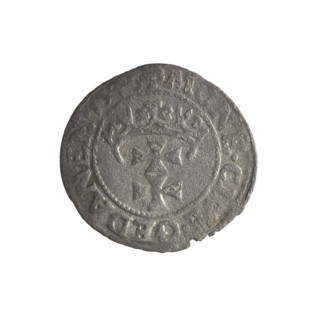 Gdansk szelag, Sigismund I the Old (King of Poland; reign 1506–1548). Obverse: Eagle of Royal