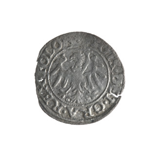 Gdansk szelag, Sigismund I the Old (King of Poland; 1506–1548); Obverse: Eagle of Royal Prussia