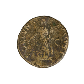 Nerva (30–98; Roman emperor 96–98). Coin, Rome, 97. Obverse: Nerva's head right, laurel wreath,