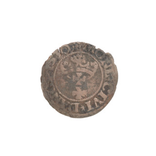 Gdansk szelag, Sigismund I the Old (King of Poland; 1506–1548). Polish coin, Jagiellon dynasty.