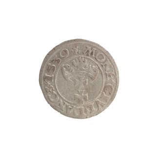 Gdansk szelag, Sigismund I the Old (King of Poland; 1506–1548), Polish coin, Jagiellon dynasty;