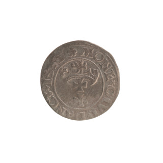 Gdansk szelag, Sigismund I the Old (King of Poland; 1506–1548). Polish coin, Jagiellon dynasty.