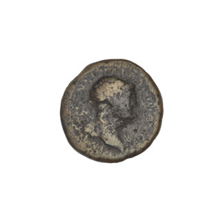 Quarter, Trajan (53–117; Roman emperor 98–117). Obverse: head of Trajan in laurel wreath facing
