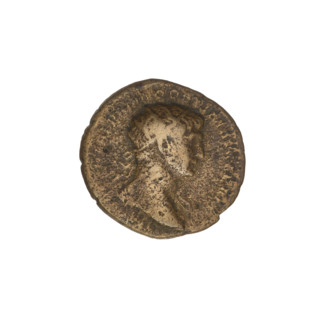 Semis, Trajan (53–117; Roman emperor 98–117). Obverse: head of Trajan in a radiant crown facing