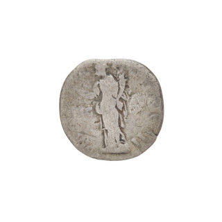 denarius, Hadrian (76–138; Roman emperor 117–138); 119–122; Roman Empire (27 BC–476). Obverse: head