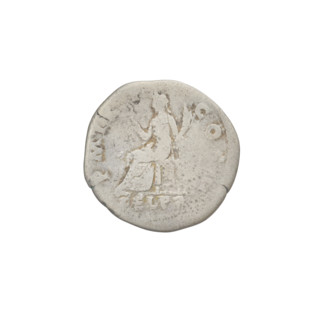 Denarius, Hadrian (76–138; Roman emperor 117–138). Obverse: head of Hadrian right, laurel wreath in