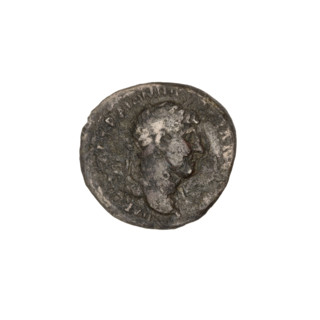 Denarius, Hadrian (76–138; Roman emperor 117–138). Obverse: Bust of Hadrian with laurel wreath