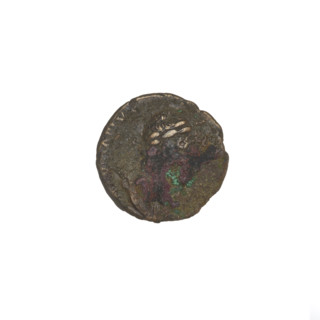 Quarter of Hadrian (76–138; Roman emperor 117–138). Obverse: bust of Hadrian right wearing a laurel