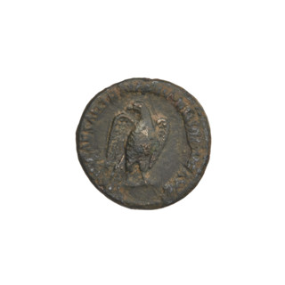 quarter, Hadrian (76–138; Roman emperor 117–138), eagles, feathers, wings, thunderbolts. Obv.: