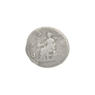 Denarius, Hadrian (76–138; Roman emperor 117–138). Obverse: head of Hadrian in laurel wreath facing