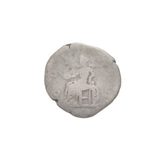 Denarius, Hadrian (76–138; Roman emperor 117–138). Obverse: head of Hadrian in laurel wreath facing