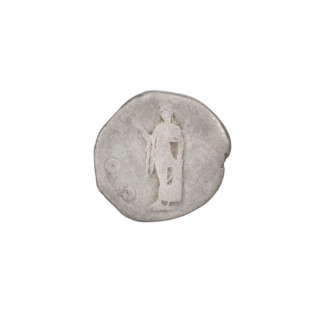 Denarius of Hadrian (reign 117–138 CE). Obverse: head of Hadrian facing right wearing a laurel