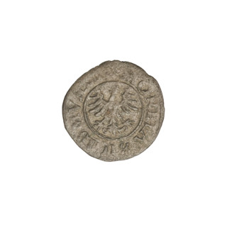 Crown coin, Sigismund I the Old (King of Poland; 1506–1548). Obverse: Polish crowned eagle; in the