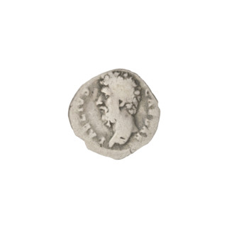 Denarius, Aelius (101–138; successor of Hadrian 136–138). Obverse: bearded head of Aelius left; rim