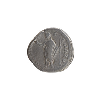 Denarius (unofficial) of Antoninus Pius (86–161; Roman emperor 138–161), c. 140–144. Obverse: Head