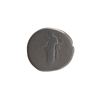 Denarius of Antoninus Pius (86–161; Roman emperor 138–161). Obverse: Head of Antoninus Pius in a