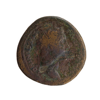 Sestertius of Antoninus Pius (86–161; Roman emperor 138–161), issuer: Antoninus Pius. Obverse: head