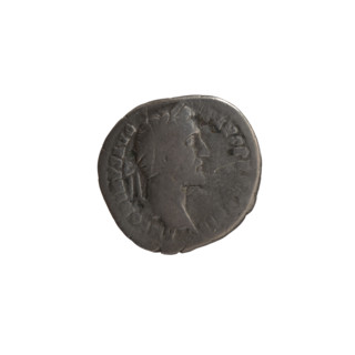 Denarius of Antoninus Pius (86–161; Roman emperor 138–161), 148–149. Obverse: Head of Antoninus