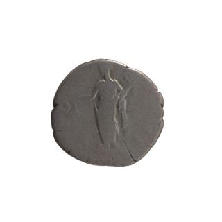 Denarius of Antoninus Pius (86–161; Roman Emperor 138–161). Obverse: Head of Antoninus Pius in a