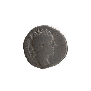 Denarius of Antoninus Pius (86–161; Roman emperor 138–161). Obverse: Head of Antoninus Pius in a