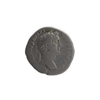 Denarius of Antoninus Pius (86–161; Roman emperor 138–161), c. 152–153. Obverse: Head of Antoninus