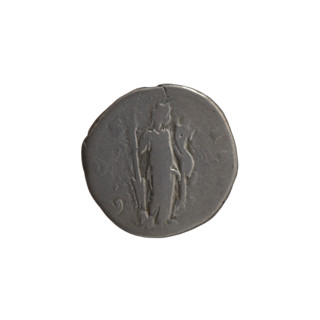 Denarius, Antoninus Pius (86–161; Roman emperor 138–161), issuer. Obverse: Head of Antoninus Pius