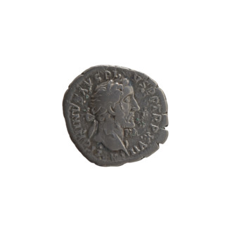 Denarius, Antoninus Pius (86–161; Roman emperor 138–161), issuer: Antoninus Pius. Obverse: Head of