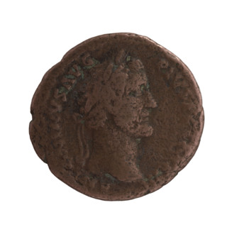 Antoninus Pius (86–161; Roman emperor 138–161), issuer; obverse: head of Antoninus Pius in a laurel