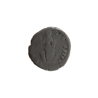 Denarius of Antoninus Pius (86–161; Roman emperor 138–161). Obverse: head of the emperor in a