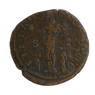 Sestertius, Antoninus Pius (86–161; Roman emperor 138–161), issuer: Antoninus Pius; obverse: head