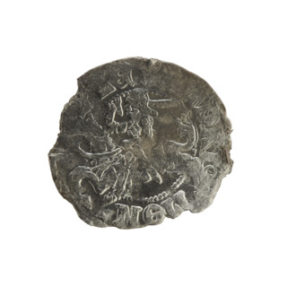 Lithuanian half-grosz, Sigismund I the Old (King of Poland; reign 1506–1548). Silver coin