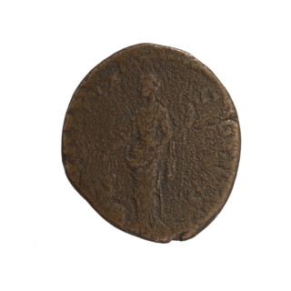 dupondius, Antoninus Pius (86–161; Roman emperor 138–161), issuer: Antoninus Pius — iconography: