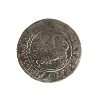 Lithuanian half-grosz, Sigismund I the Old (King of Poland; 1506–1548). Polish coin of the