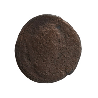 Draped bust of Faustina I facing right; reverse: moon and seven stars below. Posthumous issue:
