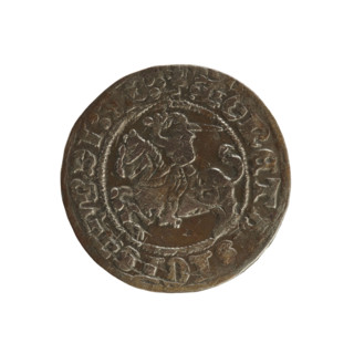 Lithuanian half-grosz, Sigismund I the Old (king of Poland; 1506–1548). Polish coin (Jagiellon
